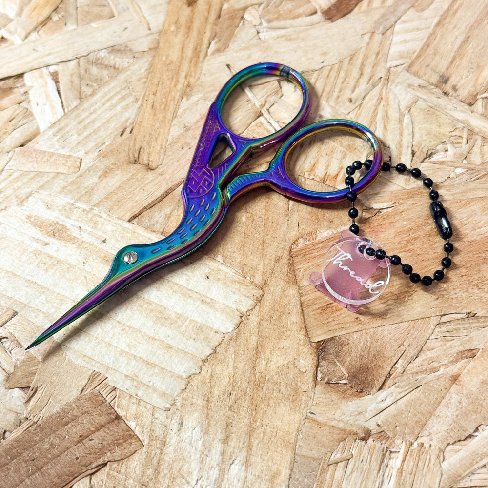 Thread Bobbin Scissor Fob Charms
