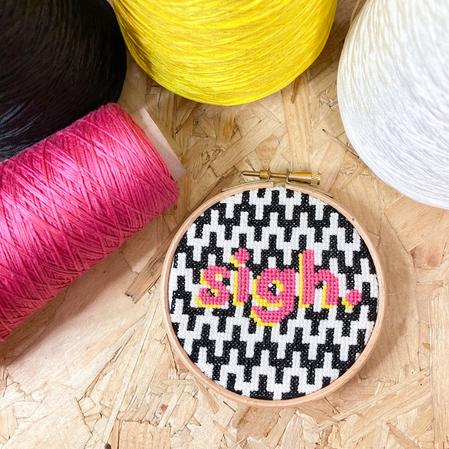 Sigh Cross Stitch Kit