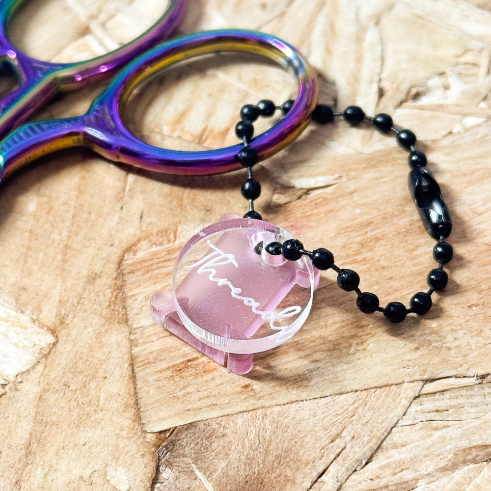 Thread Bobbin Scissor Fob Charms