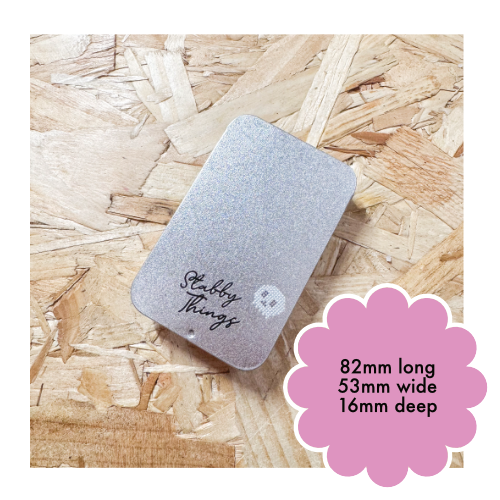 Stabby Things Magnetic Slider Tin