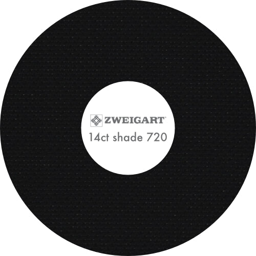 Zweigart 14ct Aida - Black 720