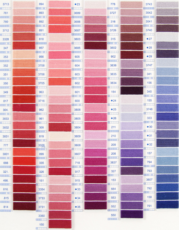 DMC Mouline Stranded Cotton Skeins (1-900)