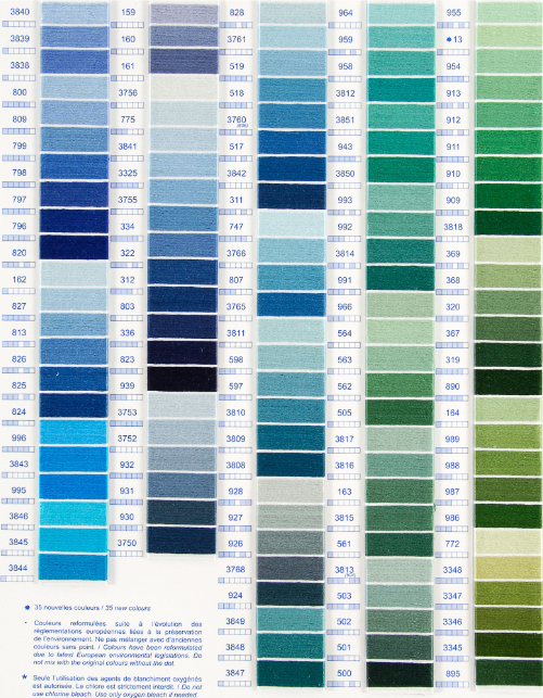 DMC Mouline Stranded Cotton Skeins (1-900)