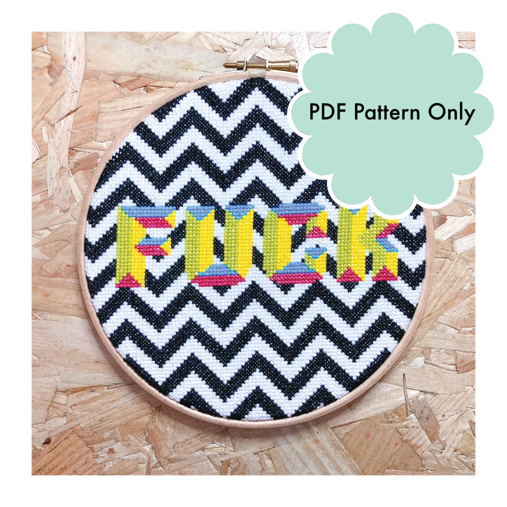 FUCK - Digital Pattern Only