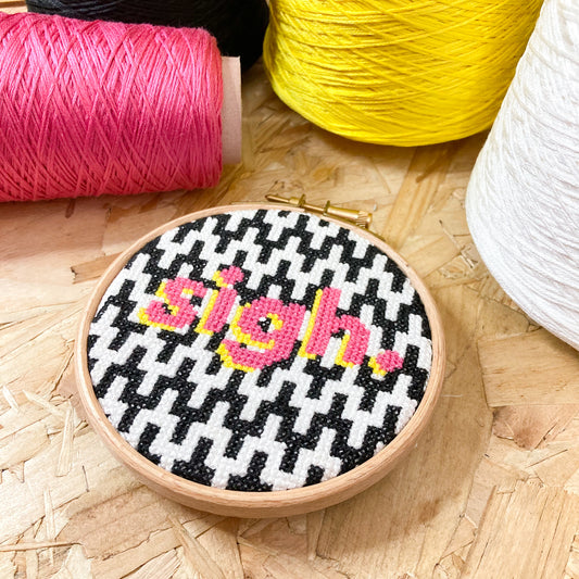 Sigh Cross Stitch Kit