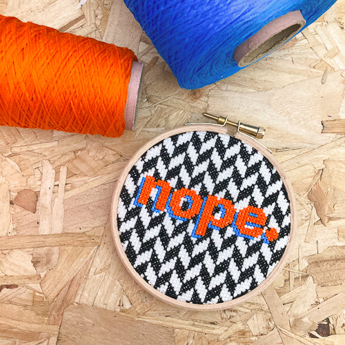 Nope Cross Stitch Kit