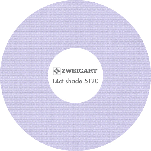 Zweigart 14ct Aida - Lavender 5120